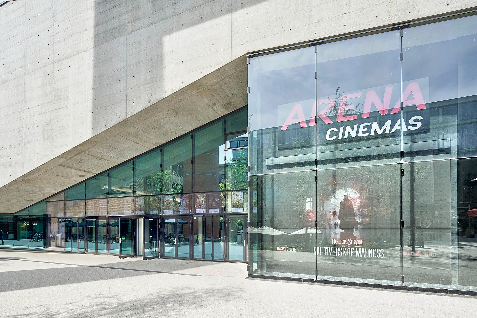 Front of Arena Cinemas