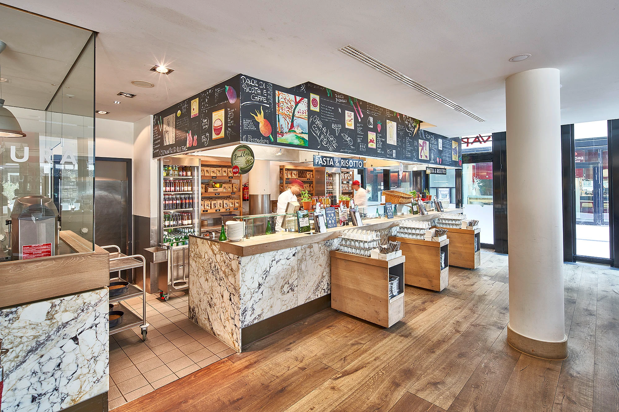 Interior view of Vapiano