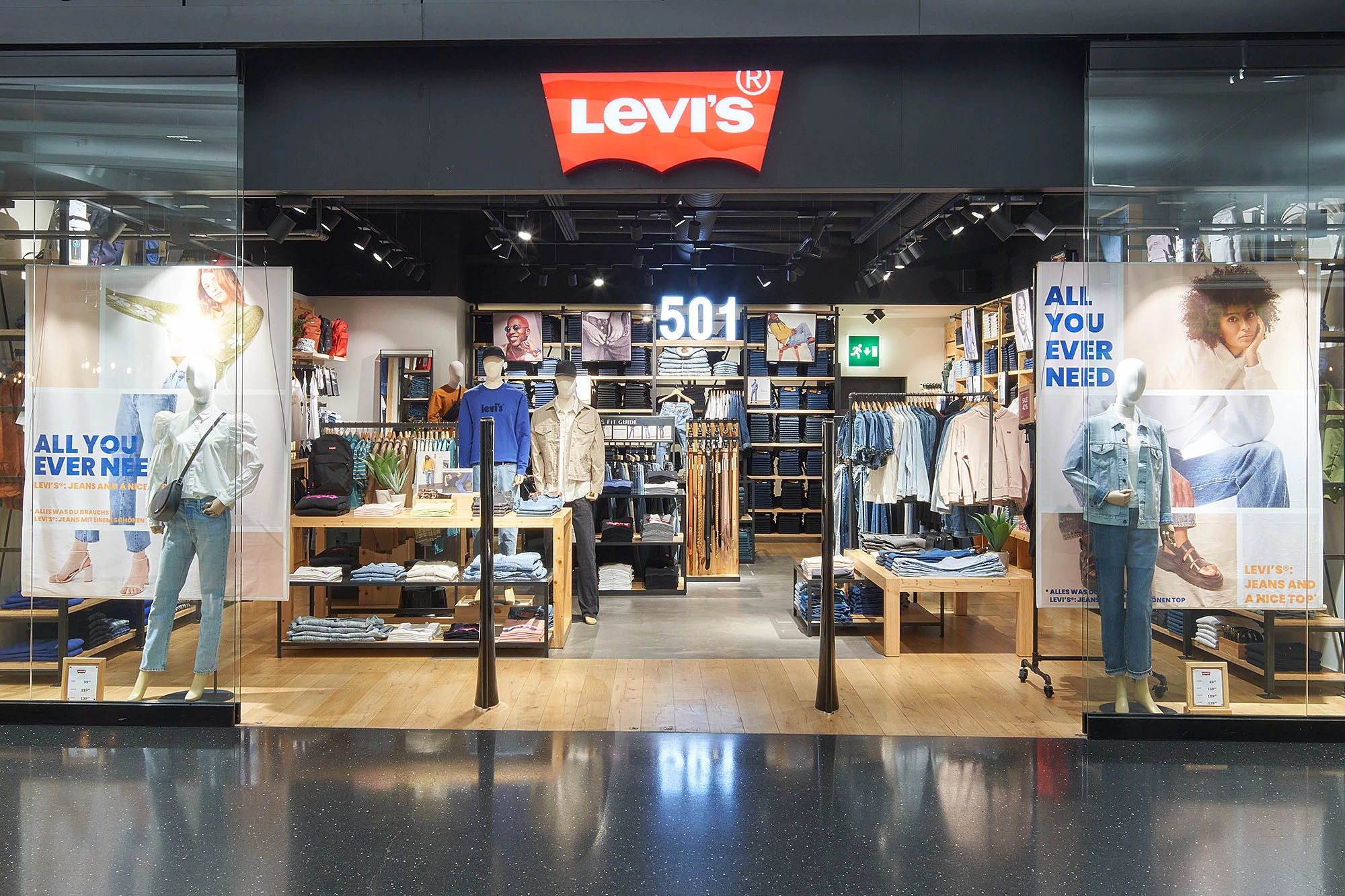 Exterior view of Levi's