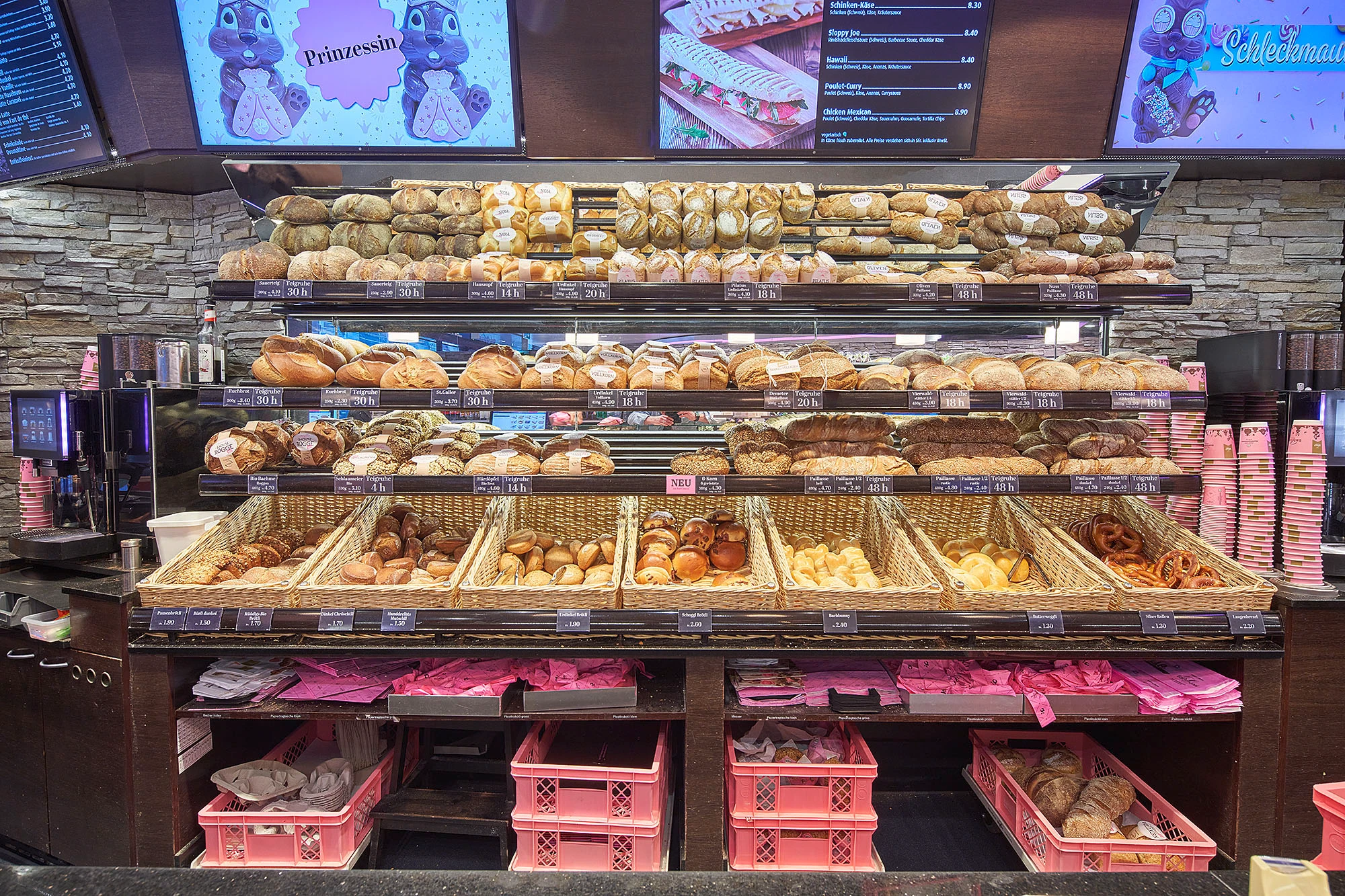 Interior view of Confiserie Bachmann