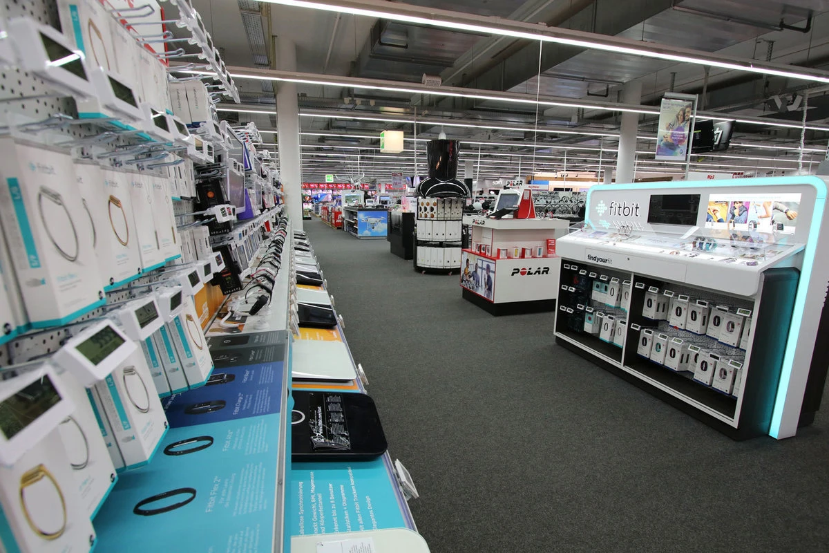 Interior view of Media Markt