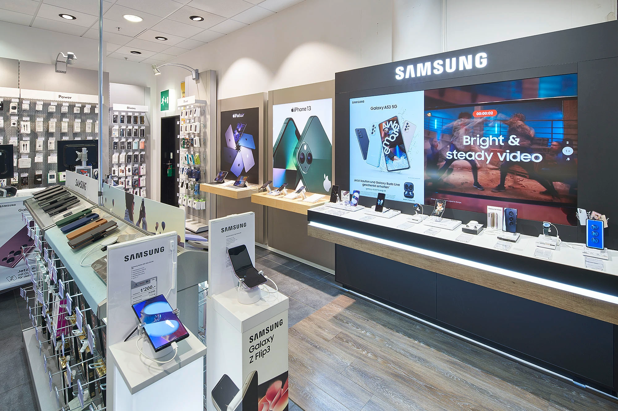 Interior view of Mobilezone