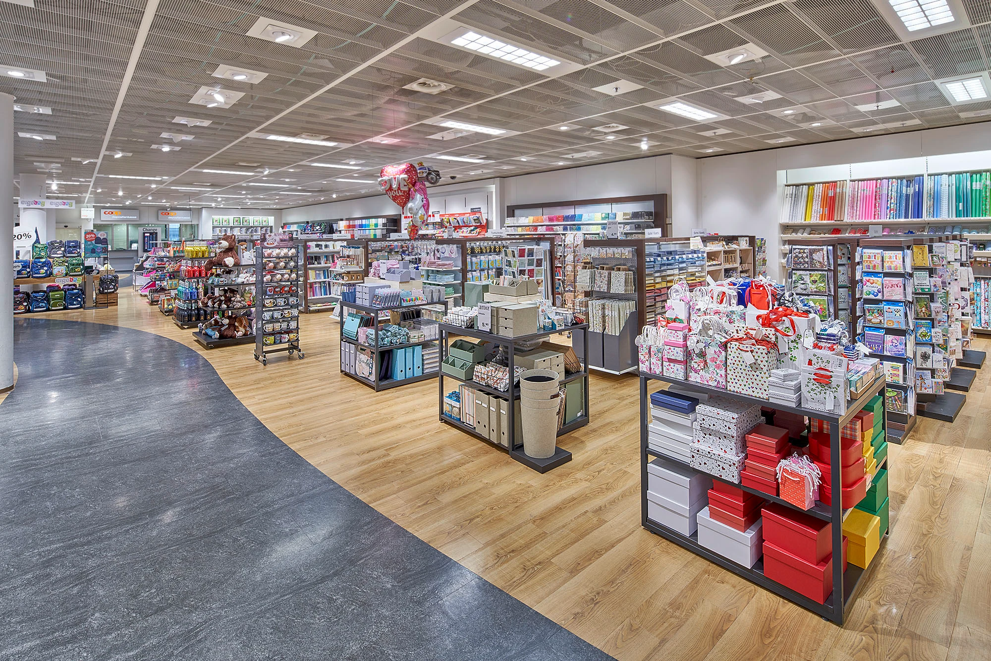 Innenansicht von Coop City