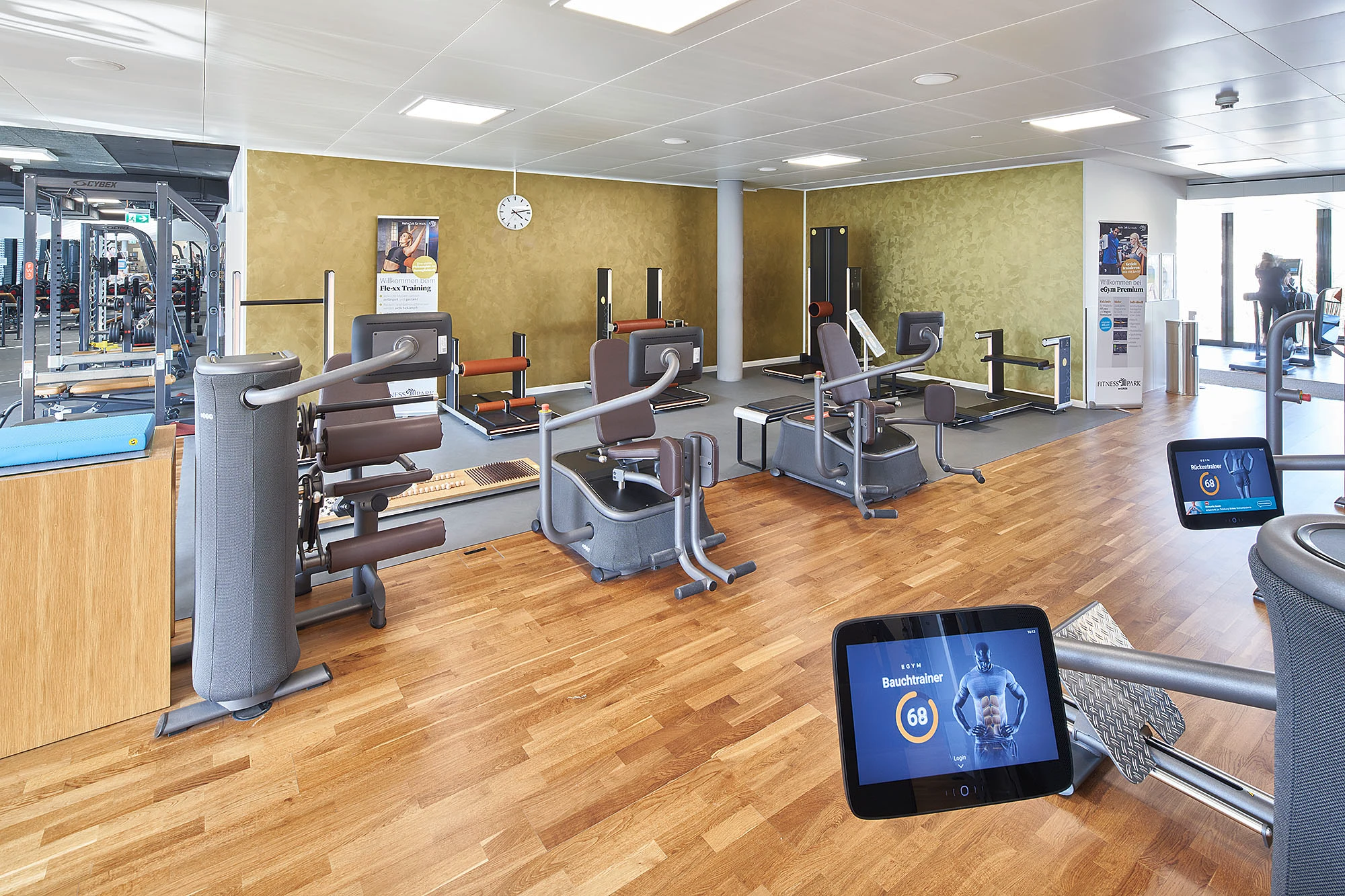 Innenansicht von Migros Fitnesspark