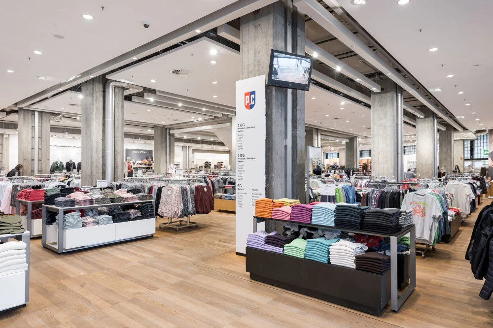 Interior view of Peek & Cloppenburg