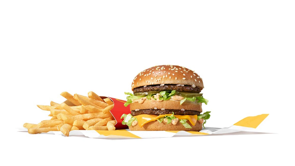 Menüangebot von McDonlad's Restaurant